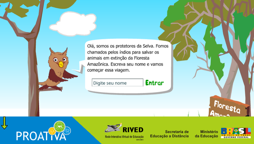 Imagem do jogo É o Bicho